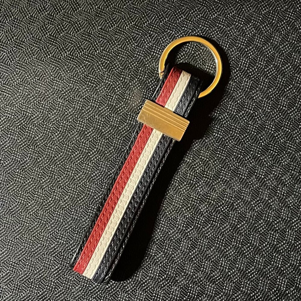 Thom Browne Leather Keyring